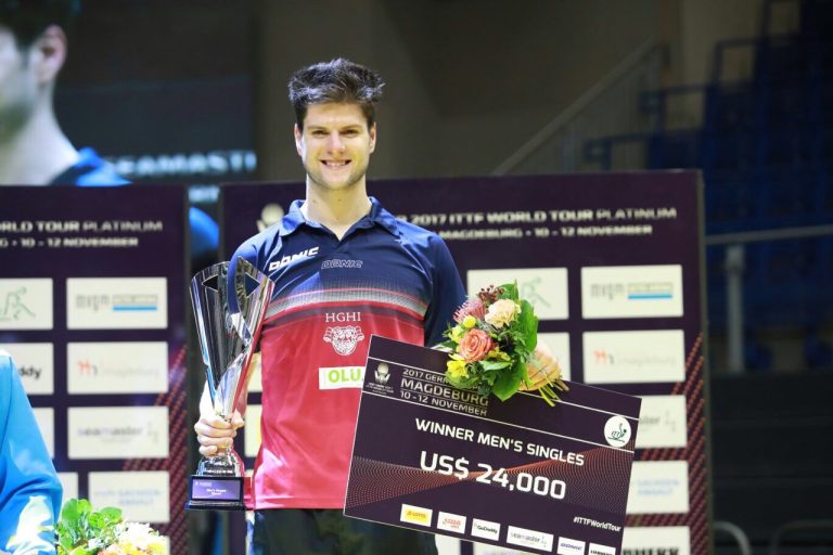 Dimitrij OVTCHAROV beats Timo BOLL to clinch his third title at German Open