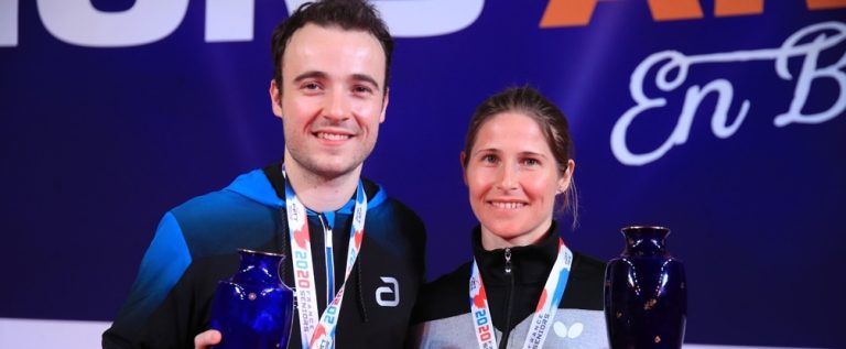 Simon GAUZI wins his second title   Carole GRUNDISCH improves her record to five