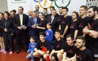 IOC President Thomas BACH has visited Kosovo