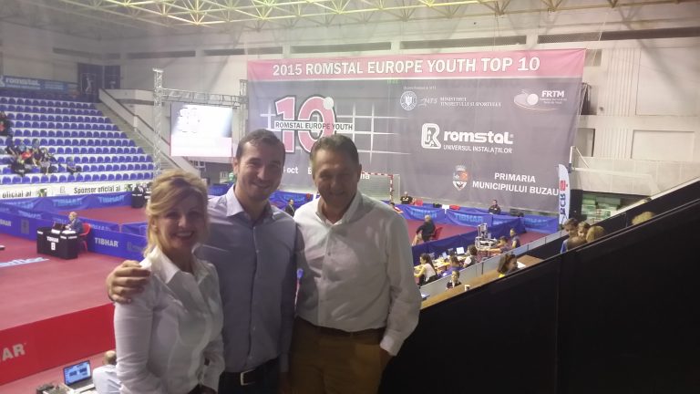 ROC President PETRACHE visited the venue for the 2015 ROMSTAL European Youth Top 10