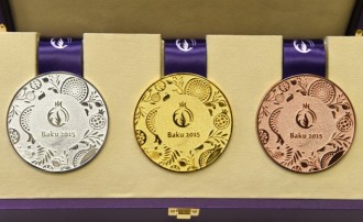 Baku 2015 EG marks 100 days to go unveiling medal design