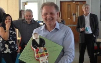 Fantastic retirement party for Richard YULE