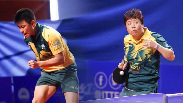 Heming Hu and Jian Fang Lay reign supreme in Oceania to reach ITTF World Cups.