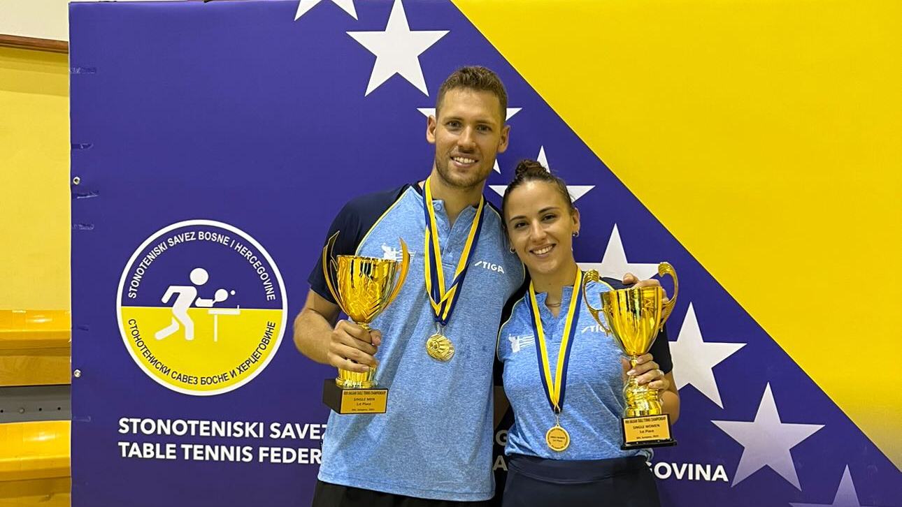 Serbia and Romania Triumph in Team Events  Greece Dominates Singles at Balkan Championships in Sarajevo