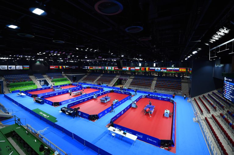 Table tennis in Baku earned highest marks