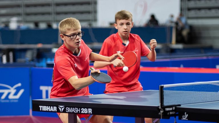 Felix LEBRUN and Flavien COTON won the title in Boys Doubles