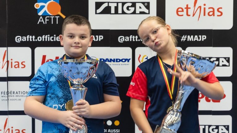 Carmen GOMEZ and Mark VORONOI Triumph at 2024 Stiga Masters U11