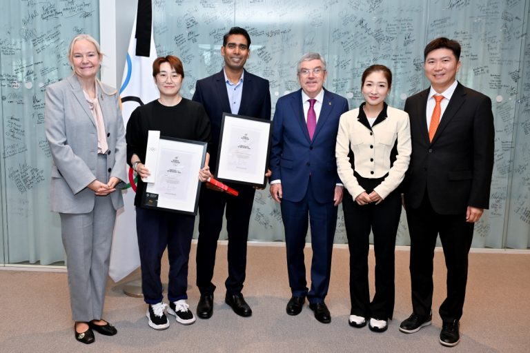 ITTF Receives Warm Welcome at Olympic House