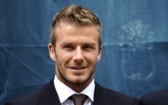 David BECKHAM gives his support to TT athletes