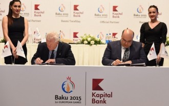 Baku 2015 EG signs Kapital Bank as Official Partner