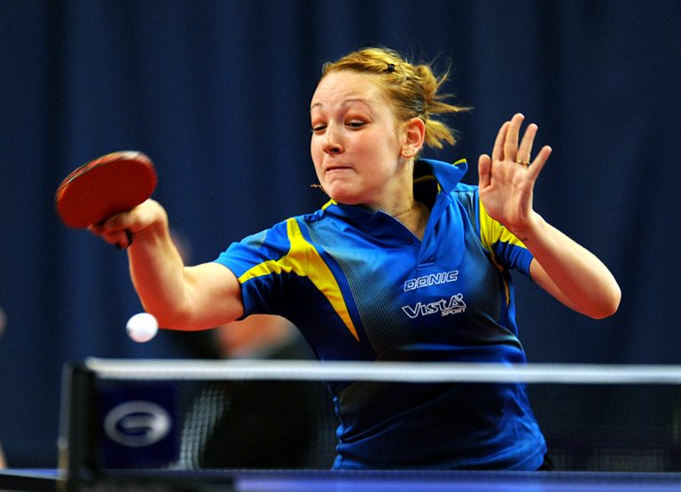 Title holders Michal BENES and Anna BLAZHKO in Olomouc