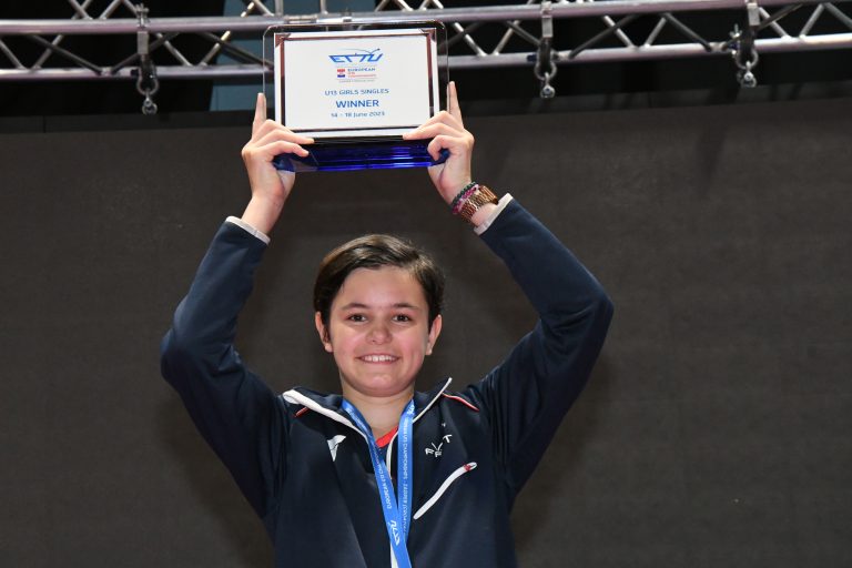 Alexia NODIN of France won the title in Girls Singles