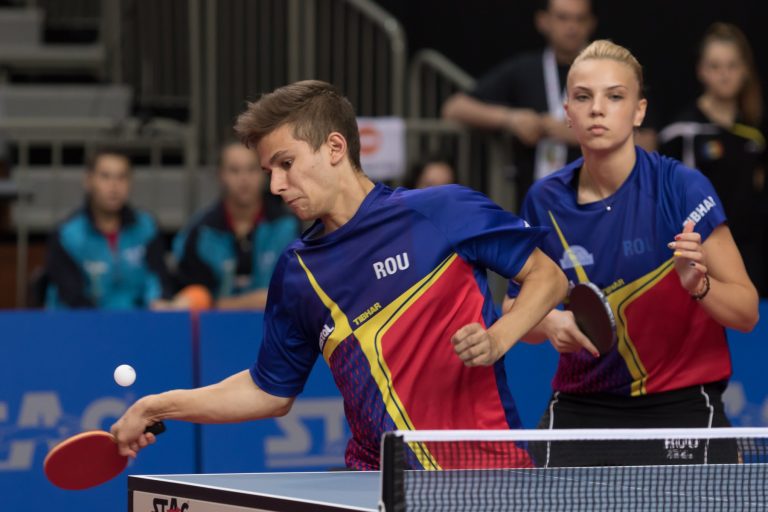 Romania   Russia and France won medals in Junior Mixed Doubles