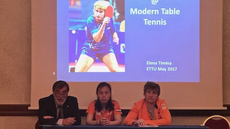 Elena TIMINA and LI Jiao shared their experience in Zagreb