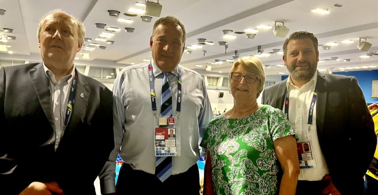 EOC President CAPRALOS visits Hutnik Arena