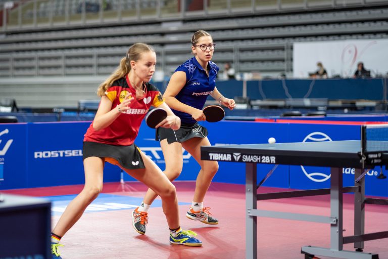 Annett KAUFMANN and Bianca MEI ROSU clinched gold in Girls Doubles