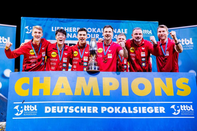 Borussia Düsseldorf clinched the German Table Tennis Cup for the 28th time