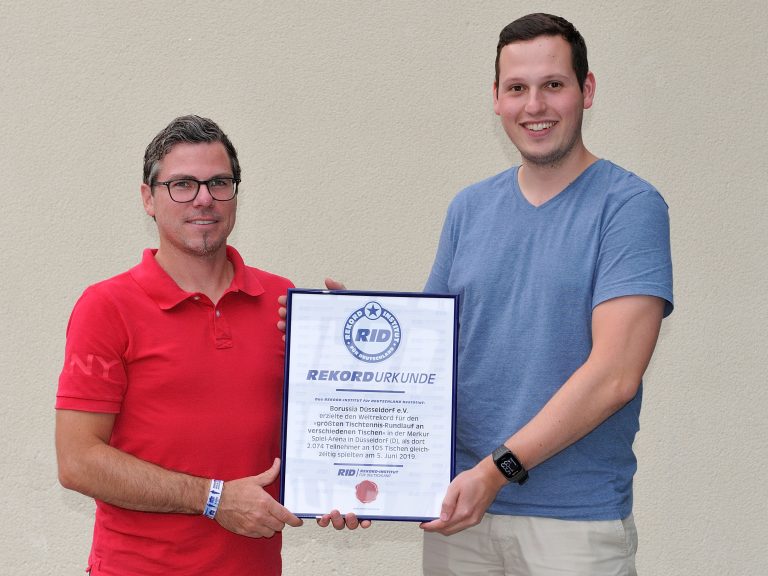 New table tennis circuit world record officially recognized