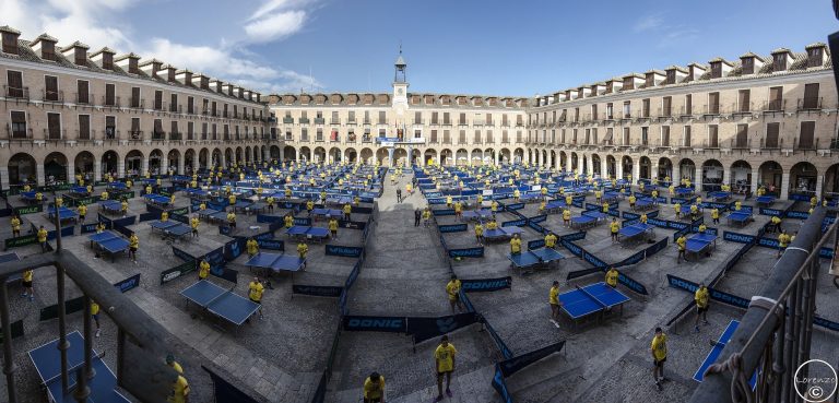 Table Tennis Record Guinness in Spain