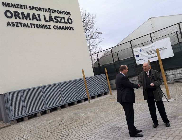 Hall named after László ORMAI for his 88th birthday