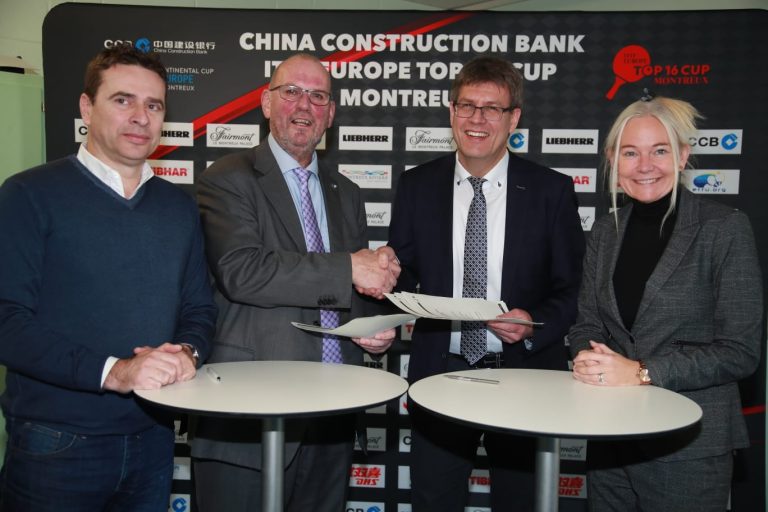 ITTF and ETTU expand TT development in Europe: MoU signed in Montreux