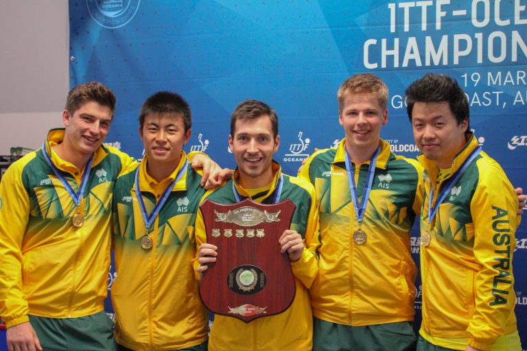 Australia Dominates ITTF-Oceania Championships in Gold Coast 2018 Lead-up