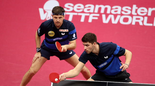 Silver for Timo BOLL and Patrick FRANZISKA