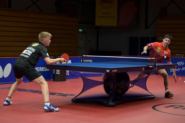 BOLL secured his semi final place at the Düsseldorf Masters