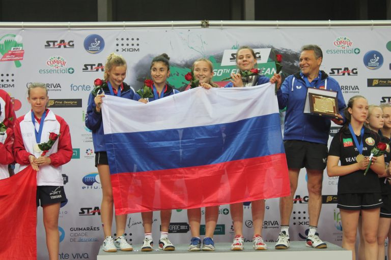 Russia clinched three titles in big style