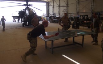 Apache Ping Pong in the Middle East!