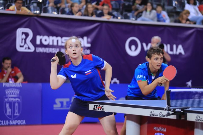 Andrea PUPPO and Arina SLAUTINA crowned champions in Mixed Doubles