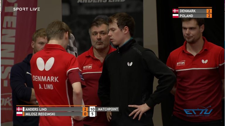 Denamark beat Poland after five matches