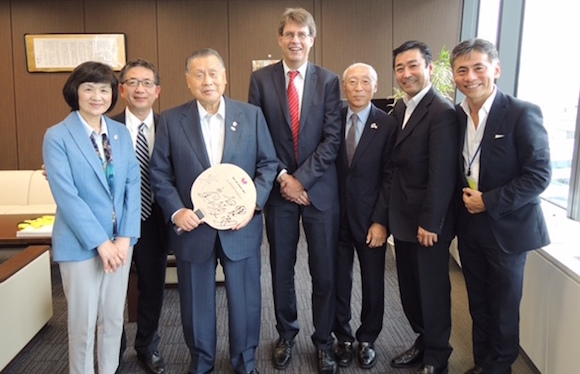 TTF President Meets Tokyo 2020 President to Discuss Additional Gold