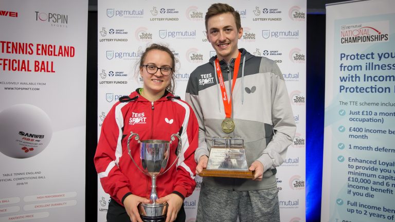 PITCHFORD won his fifth career men’s singles title and TSAPTSINOS her first women’s singles trophy