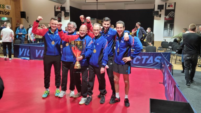 USD Apuania Carrara Tennistavolo clinched the title in Europe Cup Men