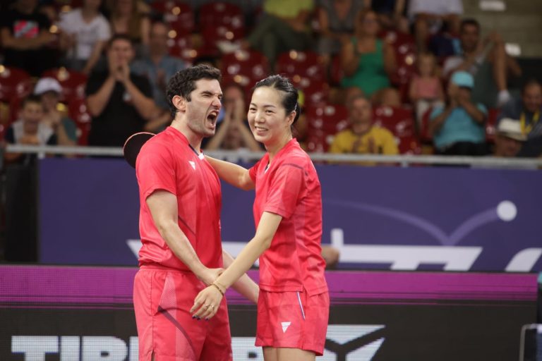 Medals in Mixed doubles will go to France  Austria  Slovakia and Romania