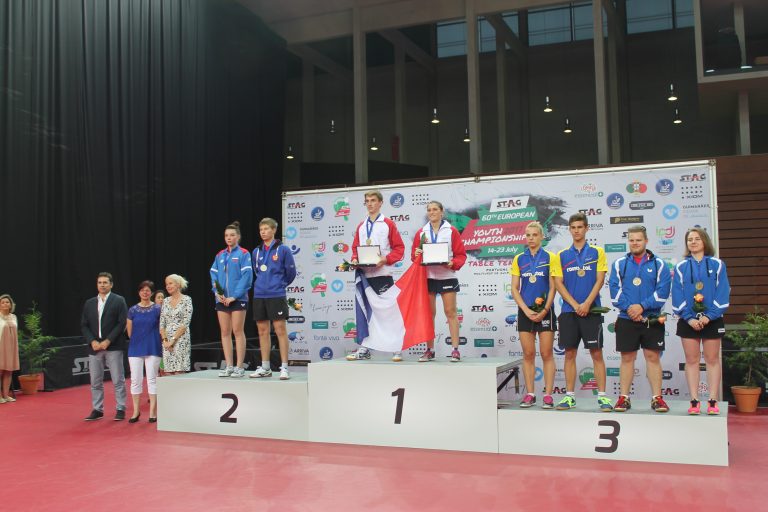 ROLLAND and GAUTHIER clinched gold in Junior Mixed Doubles