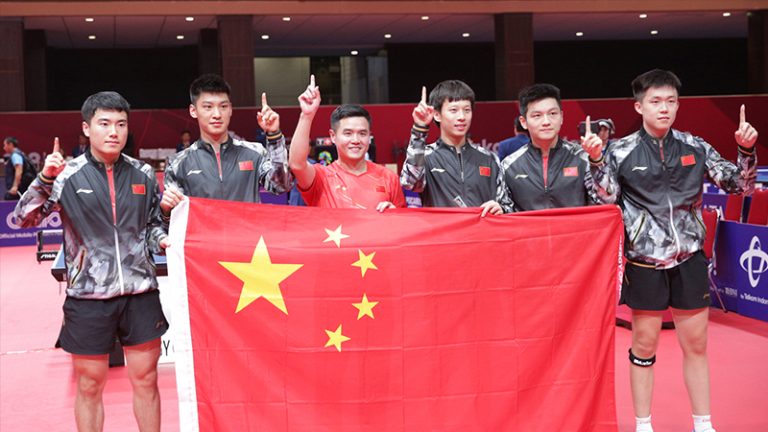 China Defends Asian Games Table Tennis Team Titles in Jakarta