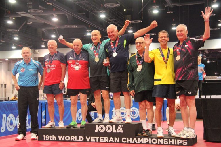 Veterans table tennis is on the rise