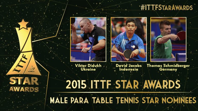 Male & Female Para Table Tennis Star Nominees Announced