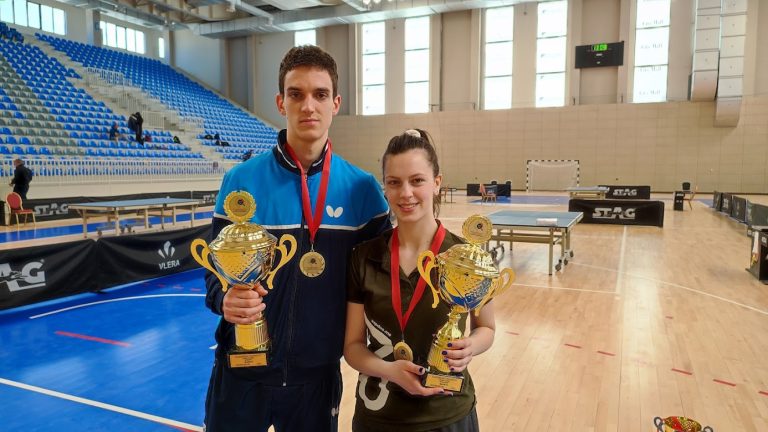 Ivona PETRIĆ and Filip RADOVIĆ defended senior singles titles in Montenegro