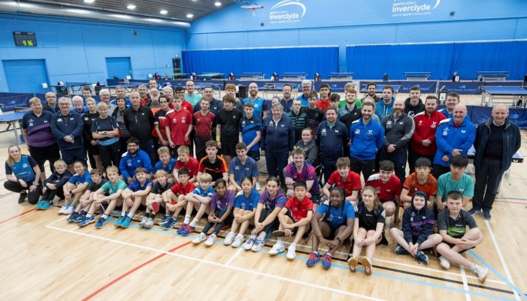 120 players  coaches and officials gathered at Para training Camp and Coaches conference at Sport Scotland’s National Sport Centre