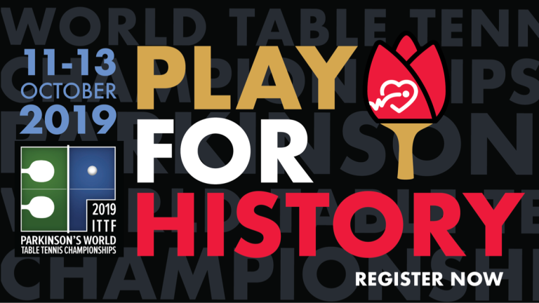 Play for History at the Inaugural ITTF Parkinson’s World Table Tennis Championships