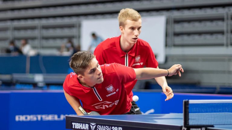 Gold for Samuel KULCZYCKI and Maciej KUBIK at the Under 19 Boys Doubles Event