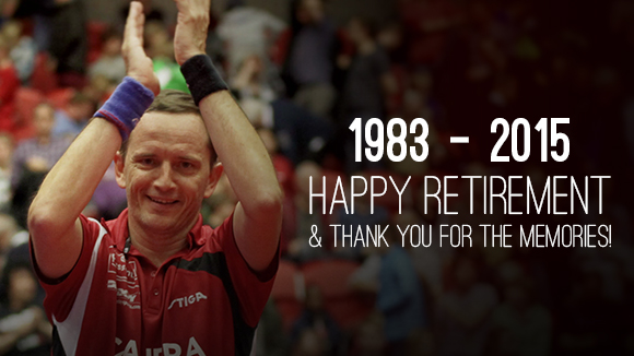 Table Tennis Legend Saive Announces Retirement