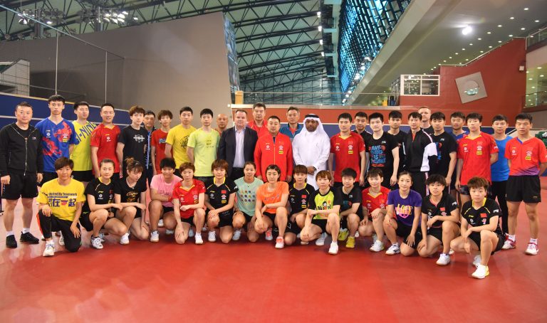 ITTF providing full assistance to Chinese National Team training in Qatar