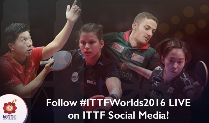 2016 World Table Tennis Championships to be Most Social of All Time