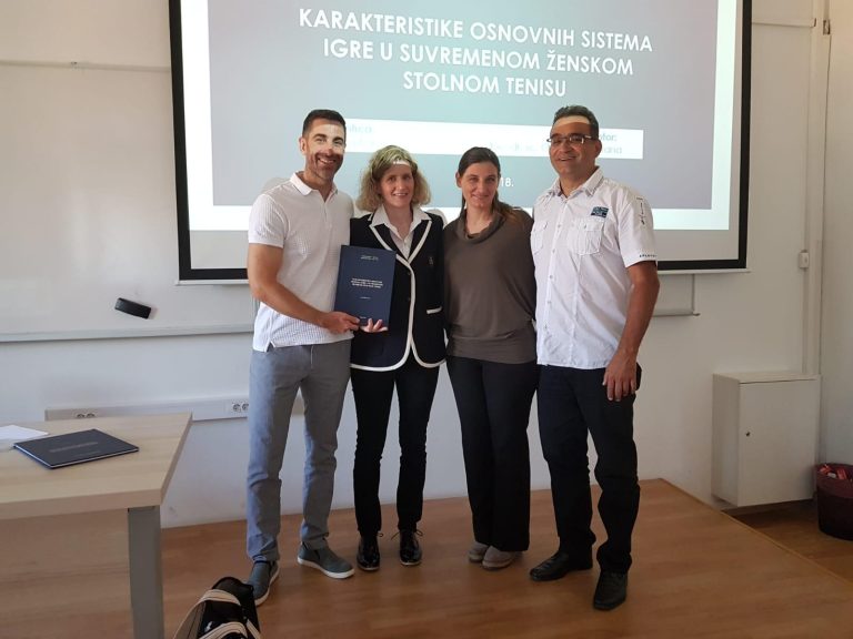 Tamara BOROŠ successfully graduated at the Faculty of Kinesiology University of Split.