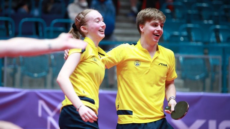 Russia   Sweden and Poland secured the medals in Junior Mixed Doubles