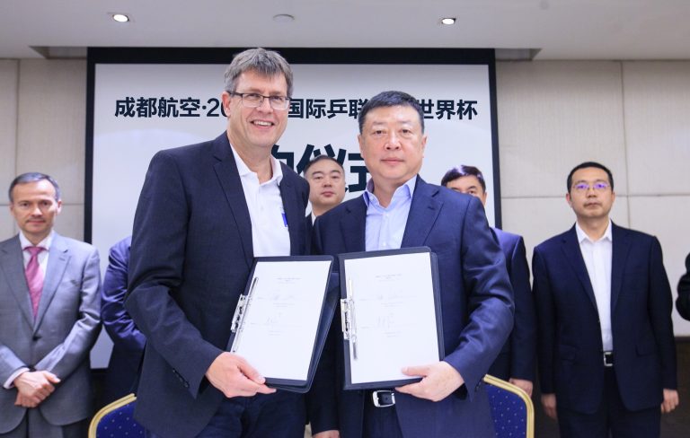 Chengdu Airline confirmed as 2019 ITTF Men’s World Cup Title Sponsor.